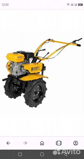 Мотоблок denzel, DPT-170, 7 л.с., новый