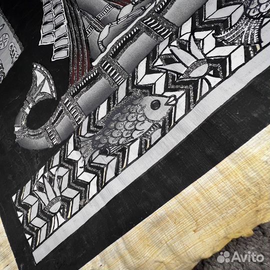 Картина из египта на папирусе