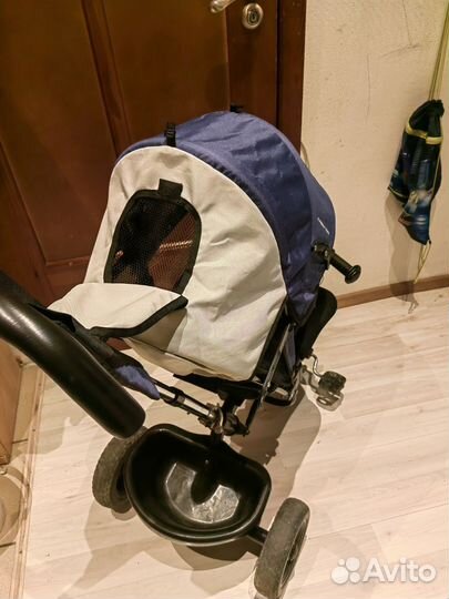 Детский велосипед с родительской ручкой