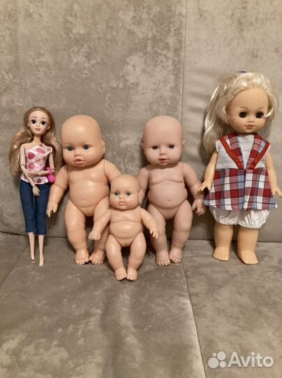 Пупс-куклы пакетом