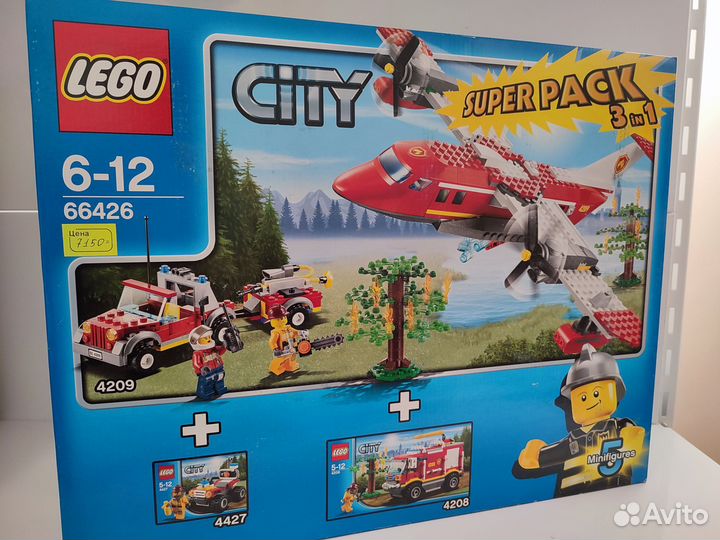 Lego City 60248 пожарный вертолёт конструктор