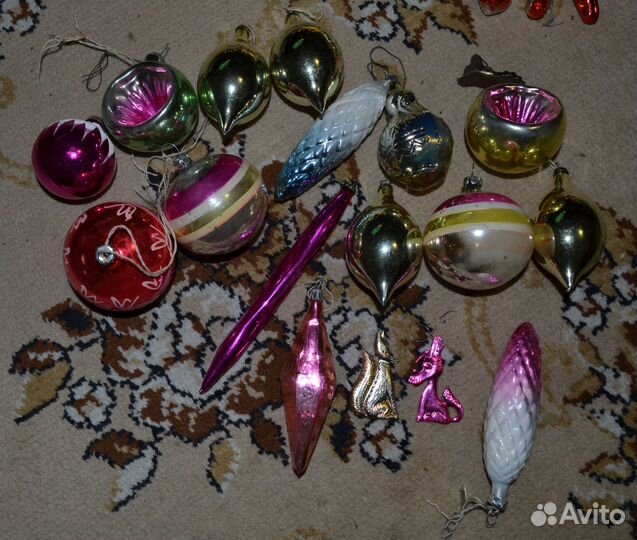 Елочные игрушки СССР