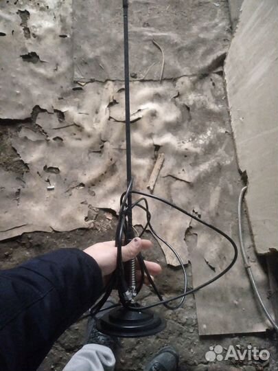 Антенна Оптима для рации на большом магните