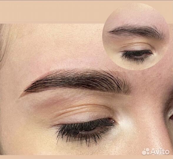 Архитектура бровей, окрашивание хной, коррекция(би