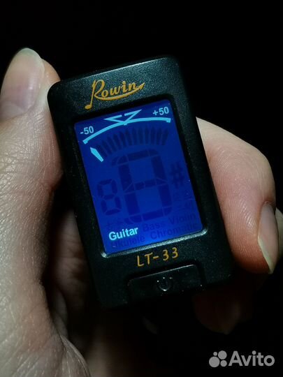 Тюнер для гитары rowin lt-33