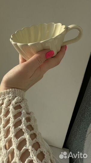 Керамическая кружка жемчужина