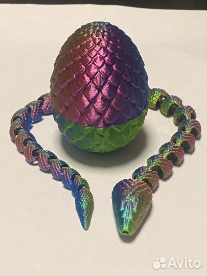 Змея в яйце-антистресс (36см)