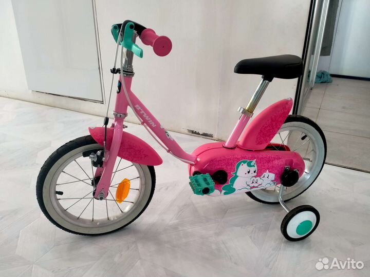 Велописед детский btwin unicorn розовый