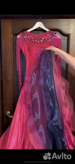 Платье для бальных танцев стандарт ю2