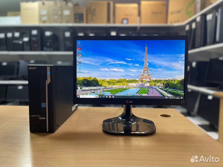 Сист. блок Acer Core i5 6500/ 8Gb/ SSD/Монитор 20