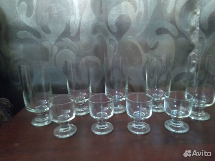 Бокалы фужеры рюмки