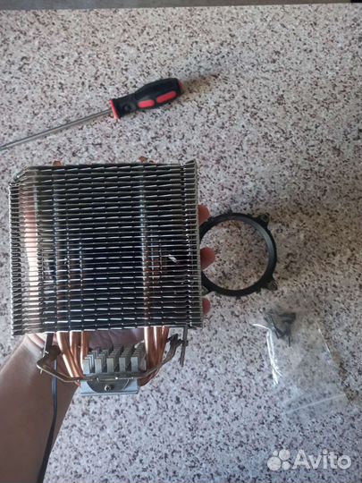 Кулер процеccорный башня 3 трубки