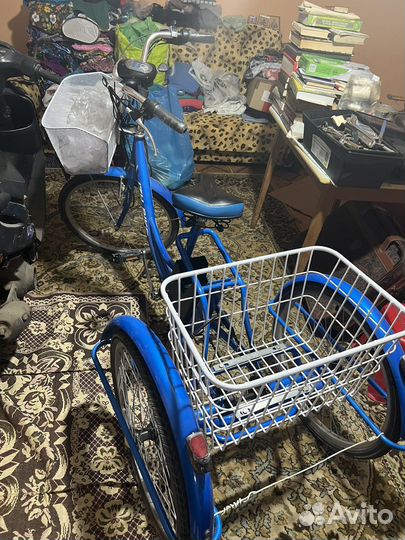 Электрический трехколесный велосипед