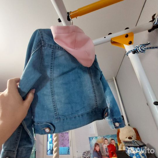 Джинсовая куртка для девочки 98