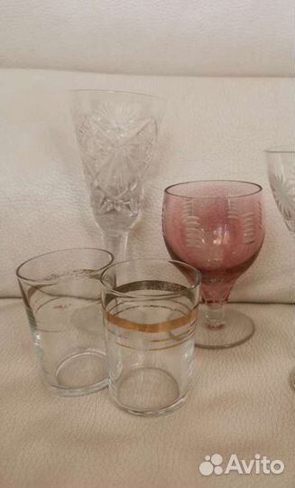 Фужеры, рюмки хрусталь СССР