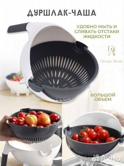 Тёрка, тёрка-дуршлаг, овощерезка