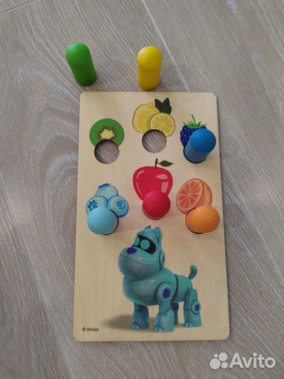 Деревянный сортер, мозаика