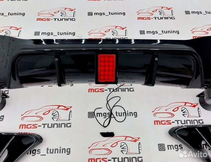 Обвес в стиле B для Mercedes S-class W222 рест