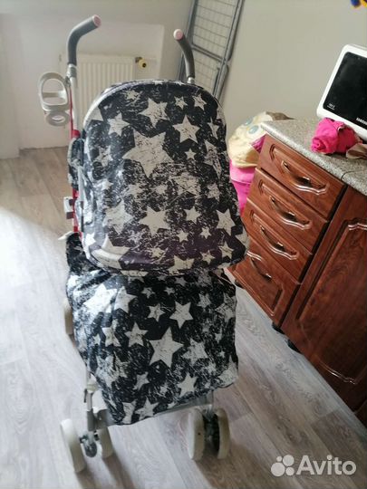 Прогулочная коляска трость бу