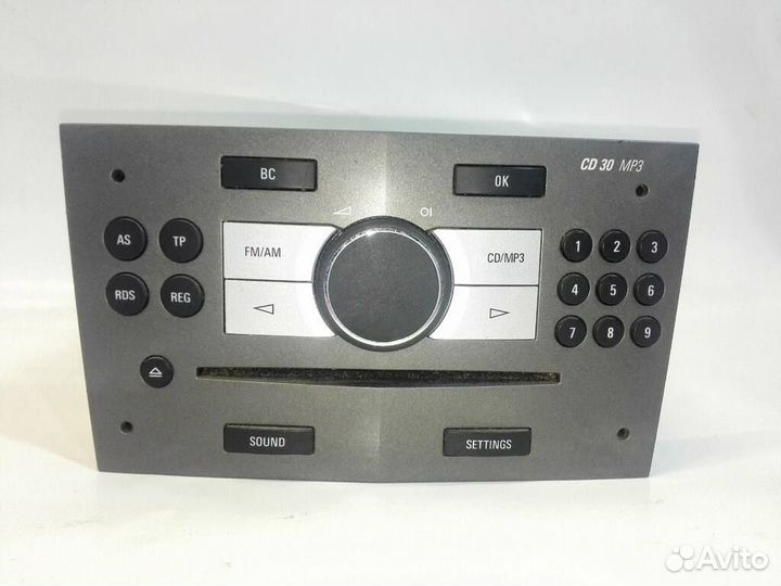 Магнитола б/у для Opel Astra (3418) (13251056)