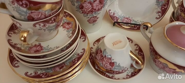 Рижские фарфоровые сервизы времен СССР