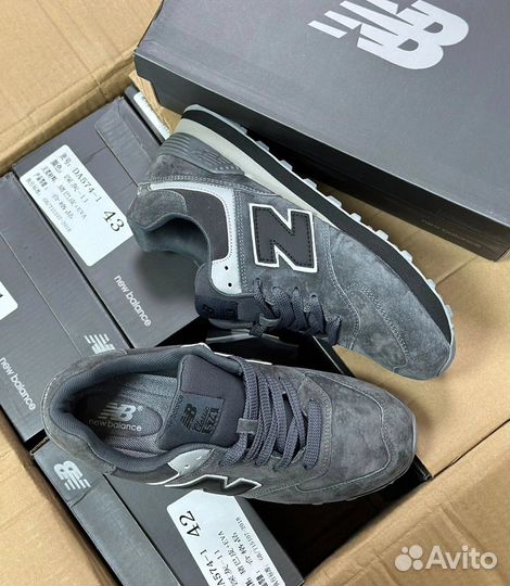 Кроссовки New balance 574 натуральная замша