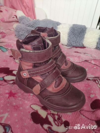 Ботинки демисезонные для девочки 27размер