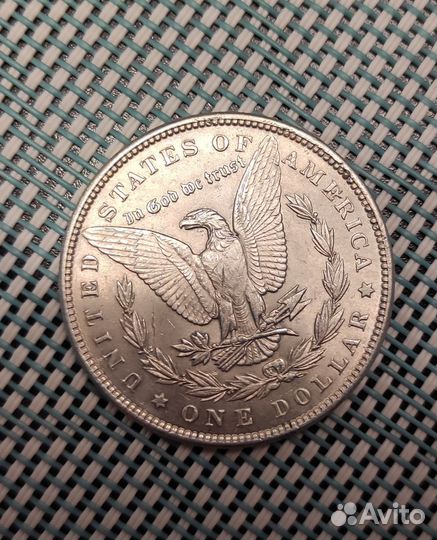 1 доллар США. 1896 г. Серебро