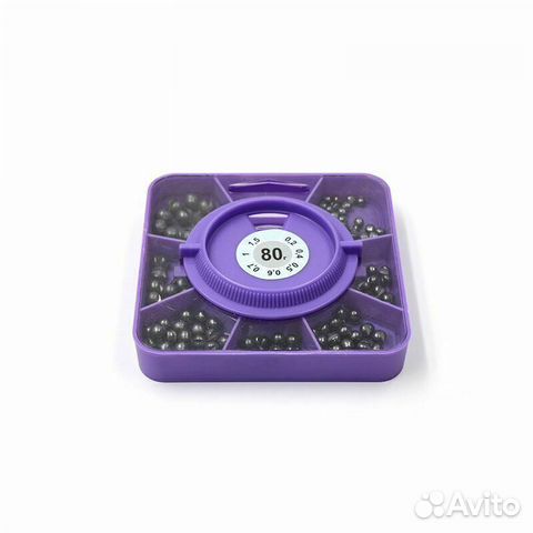 Набор грузил 80 г, 0,2-1,5 г/102