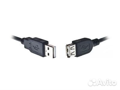 Кабель удлинительный USB 2.0 (A) A) 1.1m