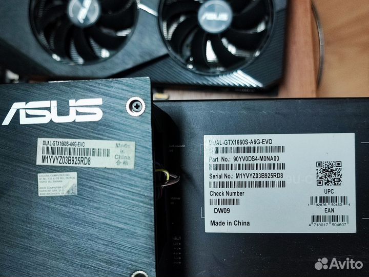 Видеокарта GTX 1660 super 6gb Asus