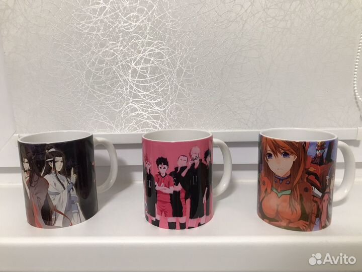 Кружка с аниме принтом