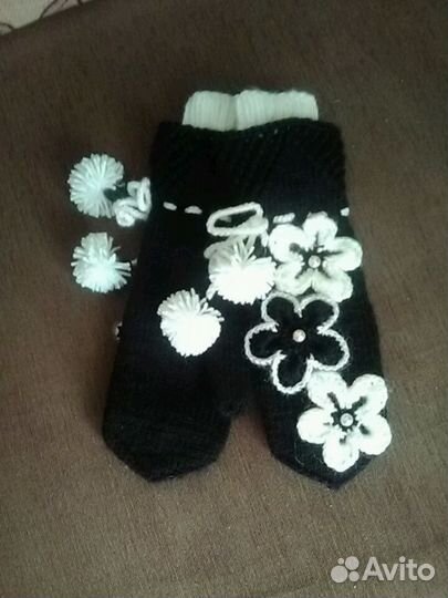 Варежки для мам и дочек