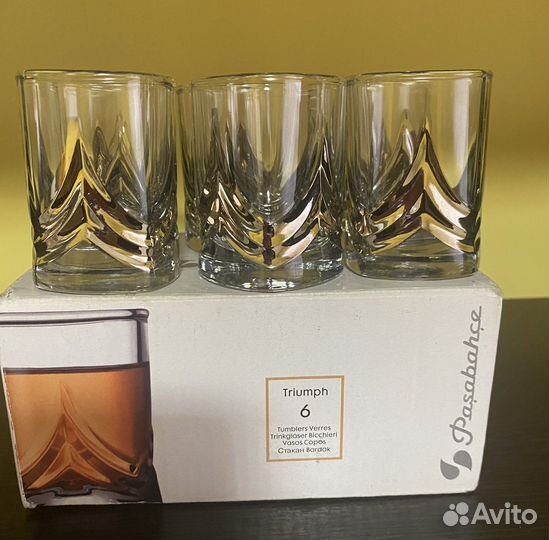 Стопка 6 шт. Гусь Хрустальный