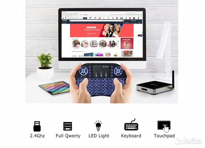 Клавиатура беспроводная Vontar i8