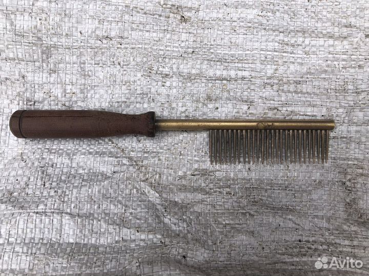 Расческа винтаж СССР бронза
