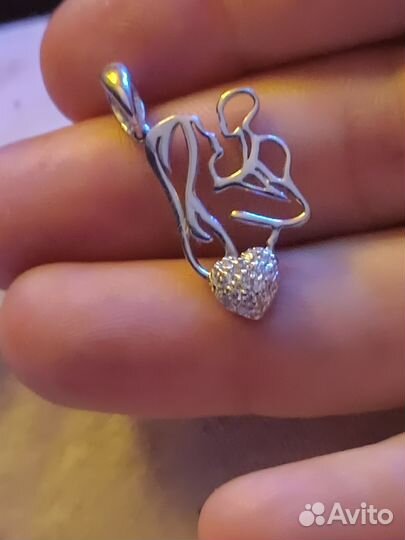 Подвеска мать и дитя 925