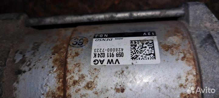 Стартер Porsche Cayenne 958 crca 2013