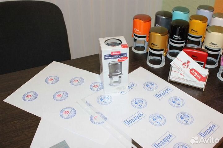 Изготовление печатей и штампов (за 20мин)