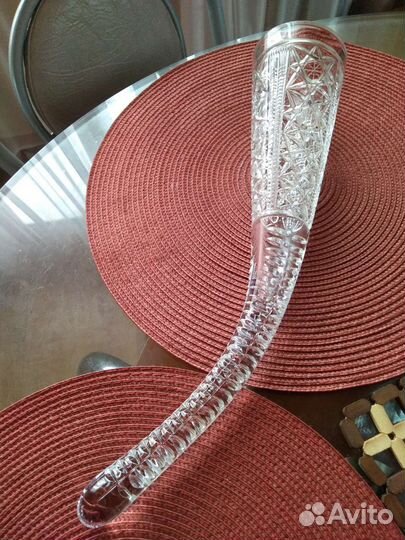 Хрустальный рог, 43см