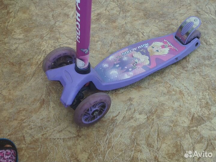 Самокат детский трехколесный бу