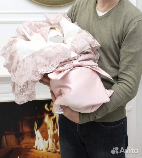 Зимний конверт-одеяло для новорожденного