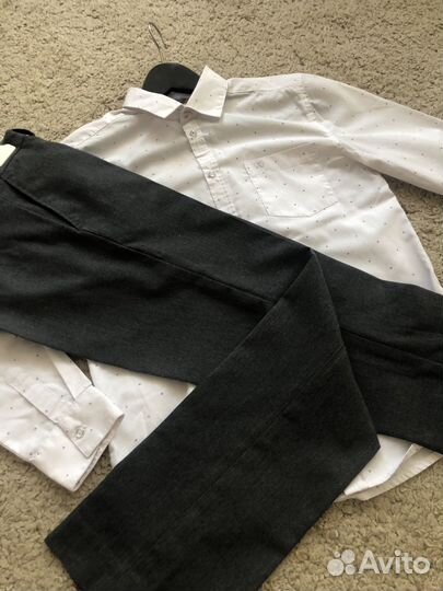 Школьные брюки И рубашка на рост 158-164 для мальч