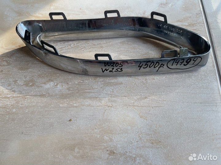 Накладка бампера задняя левая Mercedes W 205 C
