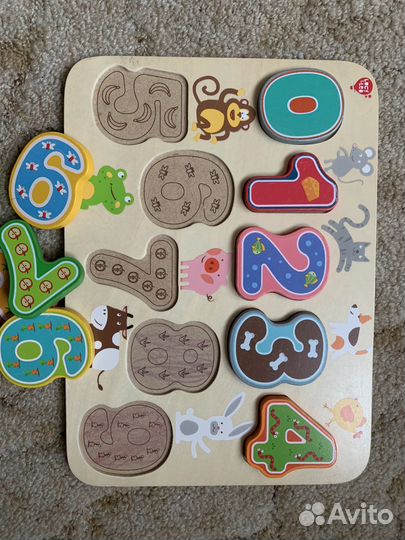 Развивающие игрушки деревянные
