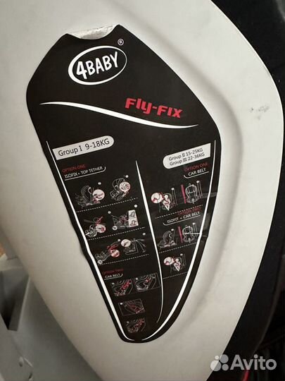 Детское автокресло Fly-Fix 9- 36кг