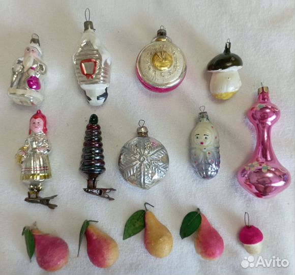 Елочные игрушки СССР