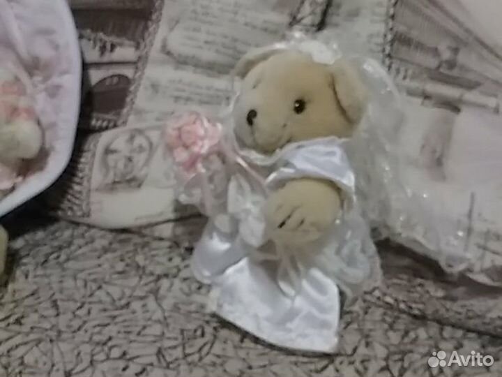 Мягкие игрушки Медведи в домике