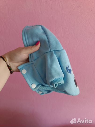 Толстовка кофта для собаки до 1.5 кг