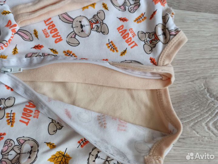 Пеленка кокон на молнии для сна